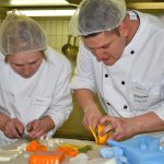 Les vainqueurs de l'épreuve en pleine préparation