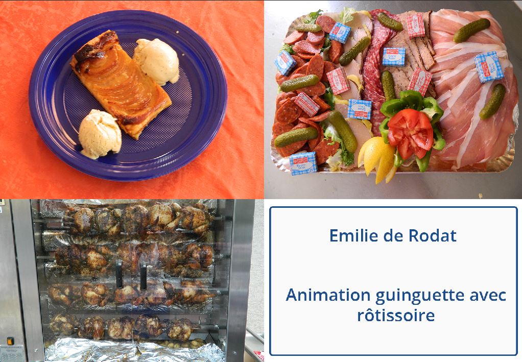 Emmie de rodat animation de giguet avec roquette.