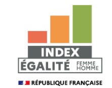 Le logo de l’index égalité homme.